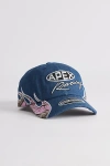Urban Outfitters Camo Flame Denim Racing Dad Hat In Tinted Denim At  In Tinted Denim