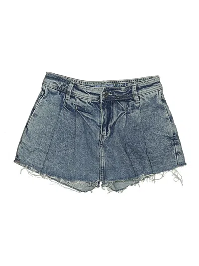 Pre-owned Urban Outfitters Denim Skirt In Blue