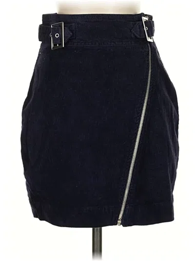 Pre-owned Urban Outfitters Denim Skirt In Blue