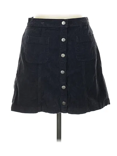 Pre-owned Urban Outfitters Denim Skirt In Blue
