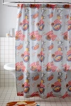 Urban Outfitters Diner Breakfast Shower Curtain In Light Blue At  In Light Blue