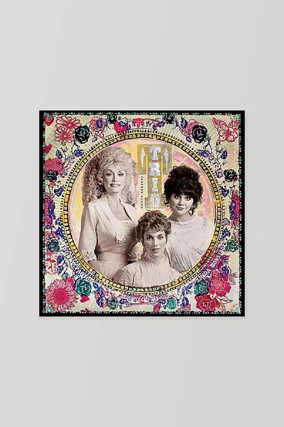 Urban Outfitters Dolly Parton, Linda Ronstadt, Emmylou Harris - Farther Along (2lp) Lp In Black At  In Multi