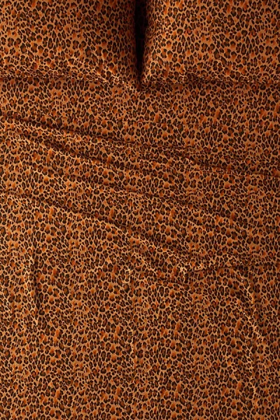 Urban Outfitters Dolores Leopard Core Sheet Set In Leopard At  In Animal Print