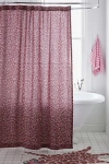 Urban Outfitters Dolores Leopard Shower Curtain In Mauve At