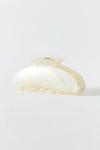 Urban Outfitters Don't Wait Up Claw Clip In Cream Stripe, Women's At  In White