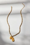 Urban Outfitters Double Tag Pendant Waterproof Necklace In Gold, Men's At  In Gold
