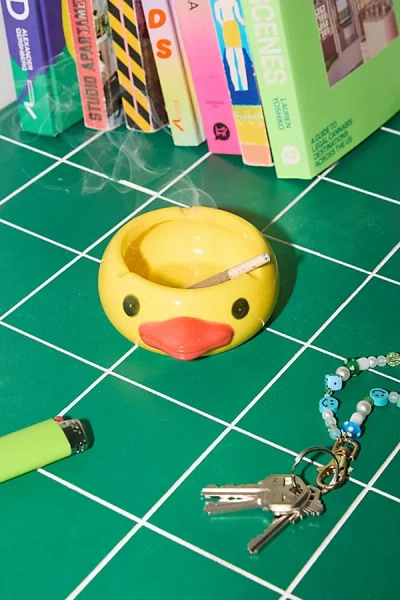 Urban Outfitters Duck Ashtray In Yellow At