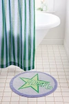 Urban Outfitters Duh Star Round Plush Tufted Bath Mat In Blue/green At  In Purple
