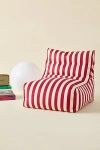 Urban Outfitters Dylan Striped Bean Bag Chair In Red At