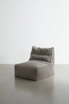 Urban Outfitters Dylan Velvet Bean Bag Sofa In Grey At
