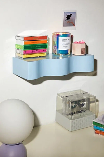 Urban Outfitters Ebba Floating Wall Shelf In Blue At