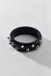 Urban Outfitters Edgy Studded Bangle Bracelet In Black, Women's At  In Black