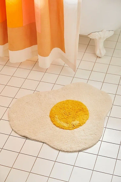 Urban Outfitters Egg Bath Mat In Yellow At