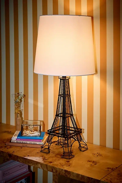 Urban Outfitters Eiffel Tower Table Lamp In Black At