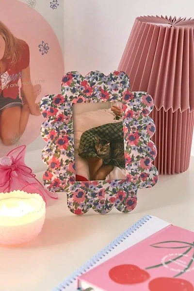 Urban Outfitters Elizabeth Fabric Picture Frame At  In Multi