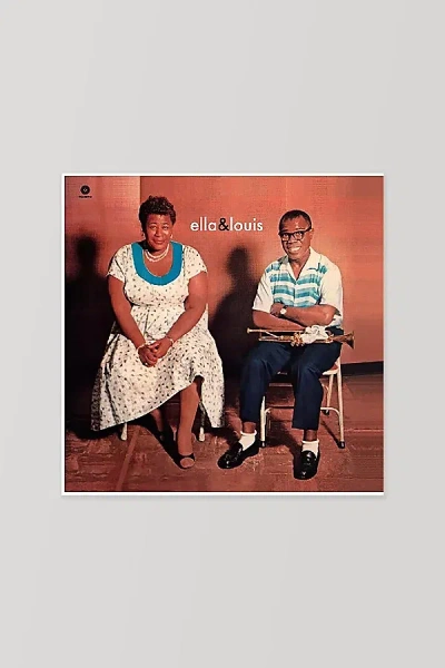 Urban Outfitters Ella Fitzgerald & Louis Armstrong - Ella Fitzgerald & Louis Armstrong Lp In Black At Urban Outfitter In Multi