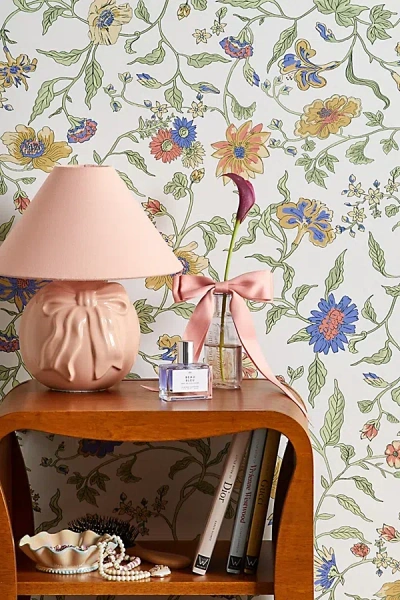 Urban Outfitters Ella Vine Floral Removable Wallpaper In White At  In Animal Print