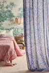 Urban Outfitters Ella Vine Floral Window Panel In Cornflower Blue At  In Animal Print