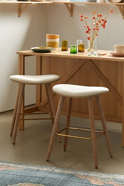 Urban Outfitters Elle Counter Stool - Set Of 2 In Natural At