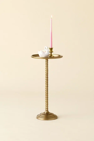 Urban Outfitters Elly Vintage Femme Metal Side Table In Gold At