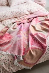 Urban Outfitters Emile Cozy Art Throw Blanket In Layered Cakes At