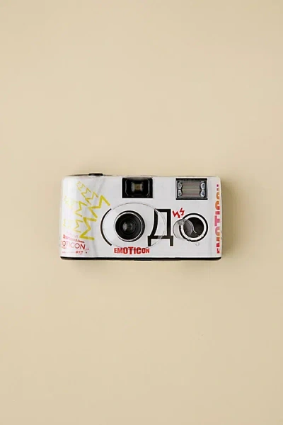 Urban Outfitters Emoticon Single-use 35mm Film Camera In White At