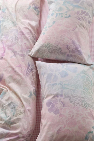Urban Outfitters Enisa Floral Patterned Sham Set At  In Pink