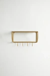 URBAN OUTFITTERS ENTRYWAY METAL WALL SHELF IN GOLD AT URBAN OUTFITTERS