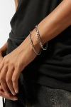 Urban Outfitters Essential Chain Bracelet Set In Silver, Women's At