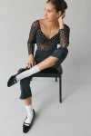 Urban Outfitters Essential Pointelle Crew Sock In Ivory, Women's At
