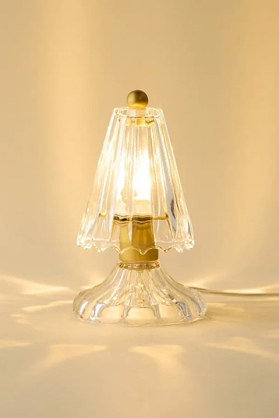 Urban Outfitters Eve Glass Table Lamp In Clear At  In Transparent