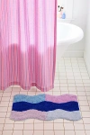 Urban Outfitters Everette Swirl Tufted Bath Mat In Cobalt At  In Cobalt
