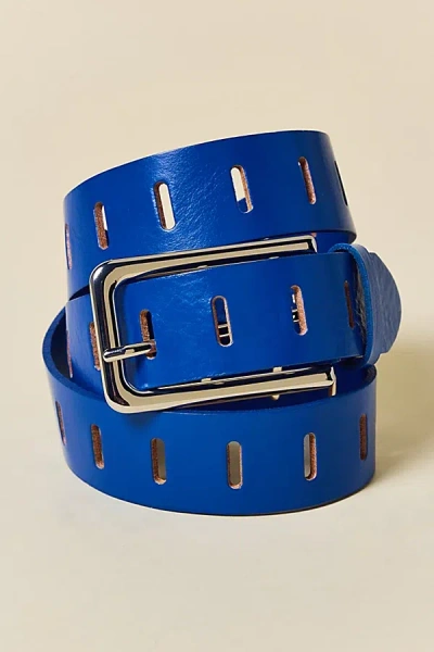 Urban Outfitters Everyday Leather Utility Belt In Blue, Women's At