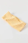 Urban Outfitters Evie Striped Headwrap Wide Headband In Light Yellow, Women's At