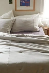 Urban Outfitters Faded Rib Comforter In Pumice Stone At  In Brown