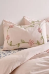 Urban Outfitters Falling Vines Floral Sham Set In Pink At