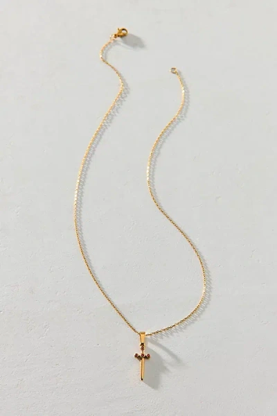 Urban Outfitters Fatale Waterproof Pendant Necklace In Gold, Women's At