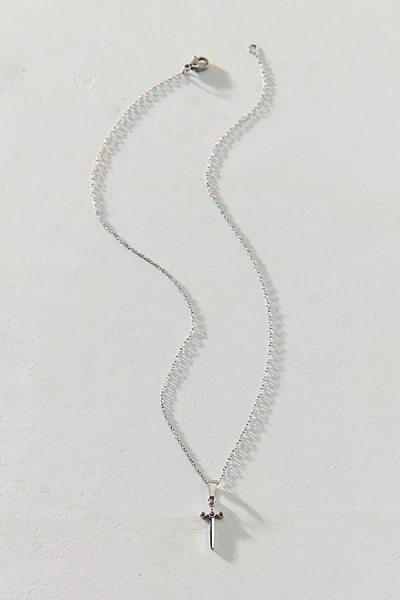 Urban Outfitters Fatale Waterproof Pendant Necklace In Silver, Women's At  In Metallic