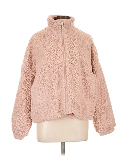 Pre-owned Urban Outfitters Faux Fur Jacket In Pink
