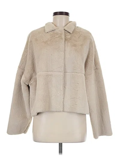 Urban Outfitters Faux Fur Jacket In Tan