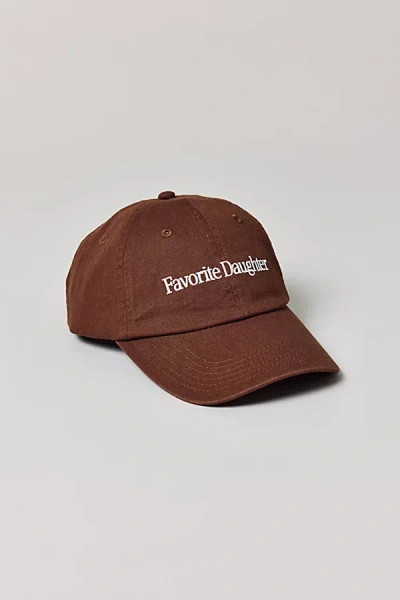 Urban Outfitters Favorite Daughter Baseball Hat In Brown, Women's At