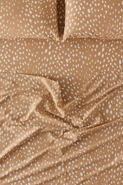 Urban Outfitters Fawn Patterned Sheet Set In Tan At  In Brown