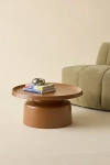 Urban Outfitters Faye Short Pedestal Metal Coffee Table In Brown At