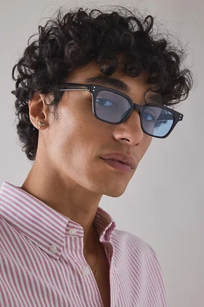 Urban Outfitters Felix Rectangle Sunglasses In Black, Men's At