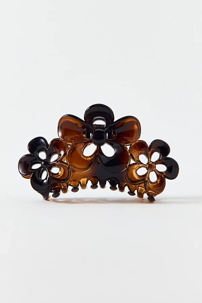 Urban Outfitters Filigree Flower Claw Clip In Brown, Women's At