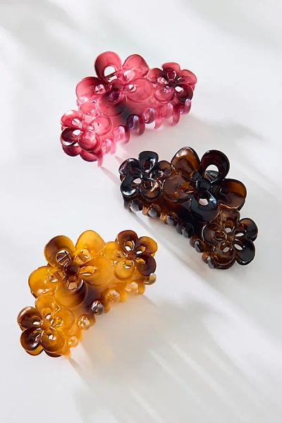 Urban Outfitters Filigree Flower Claw Clip In Yellow, Women's At  In Multi