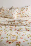 Urban Outfitters Finley Frame Patterned Core Duvet Set In Cream At