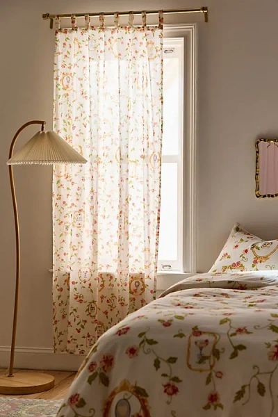Urban Outfitters Finley Frame Patterned Window Panel In Cream At