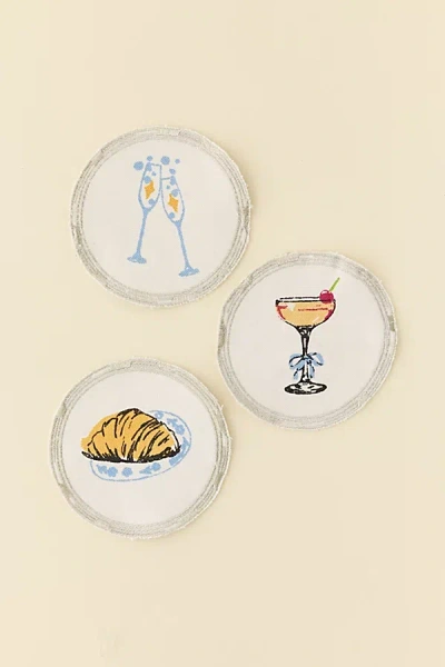 Urban Outfitters Finley Frames Fabric Coaster - Set Of 3 In Assorted At
