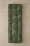 Urban Outfitters Finn Velvet Rohini Daybed Cushion In Green At